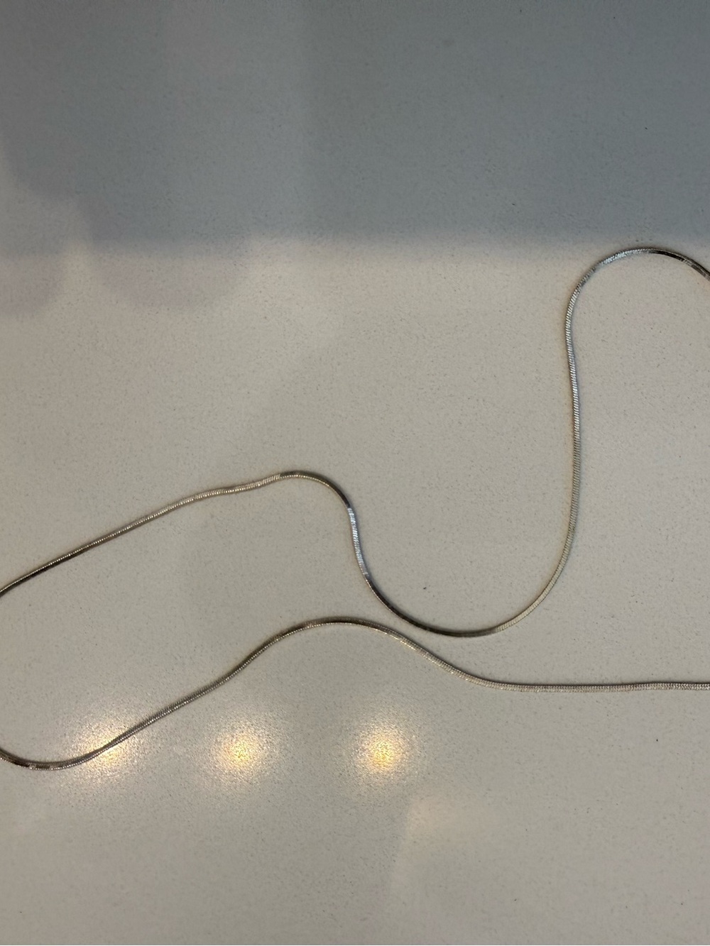 Silver Wired Headphones Cable - Sleek Replacement Cord